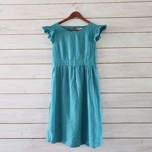 Gor & Sin Linen Apron Style Dress